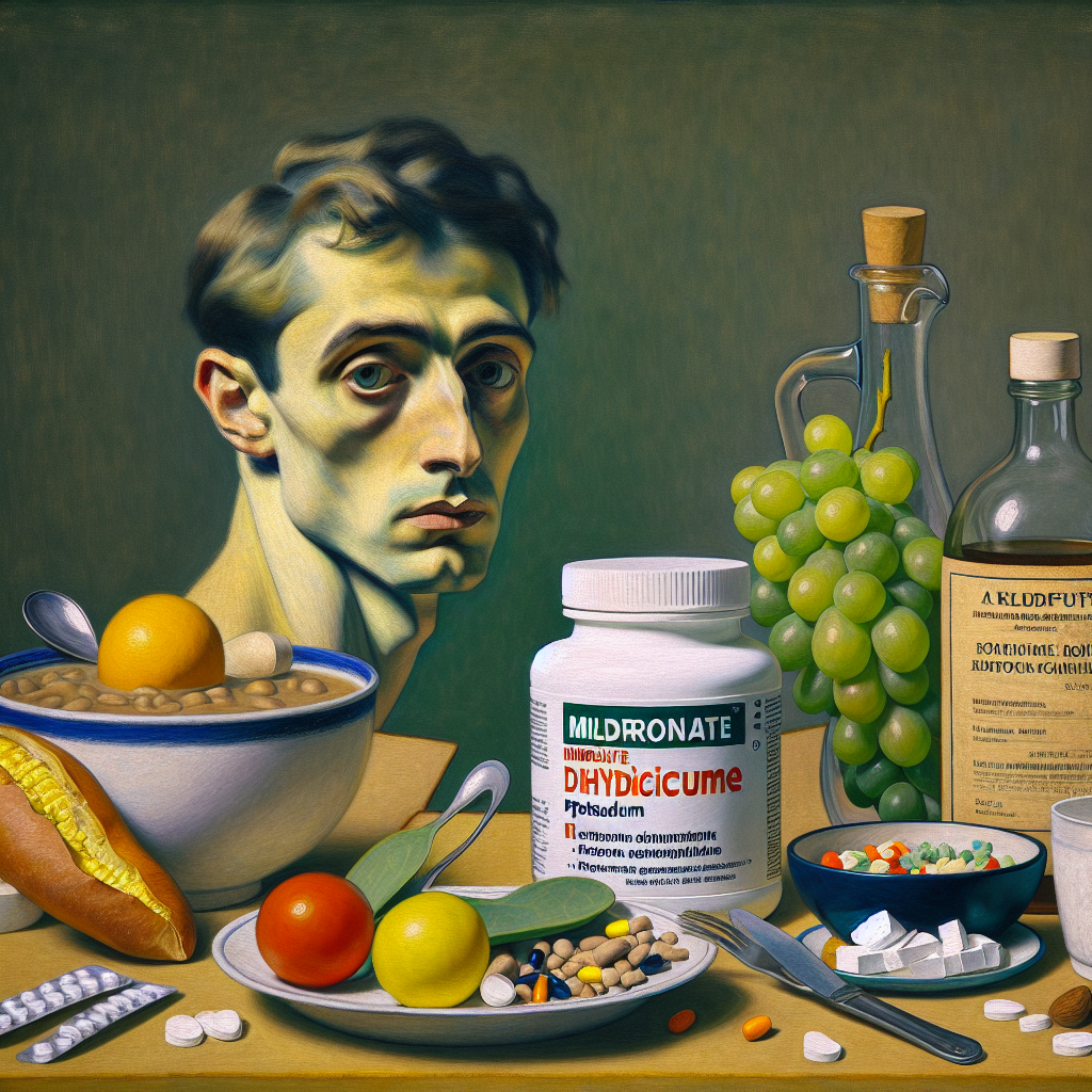 Mildronate Dihydricume y potasio dietético: alimentos clave